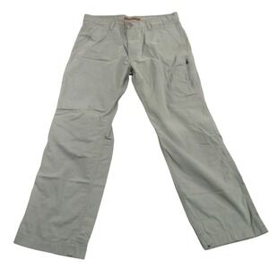 Outdoor Life Mens Hiking Pants Olive Green 36x29 Utility Cargo Straight Leg